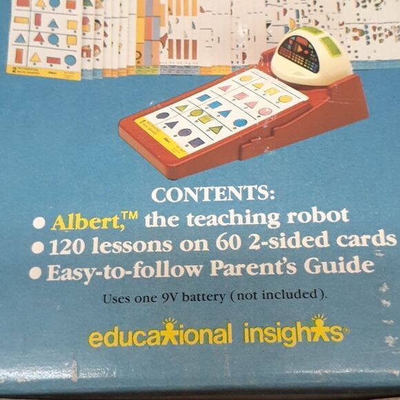 Albert The Teaching Robot Reading Math Educational Insights 5950 Ages 3-6 VTG - Picture 9 of 11